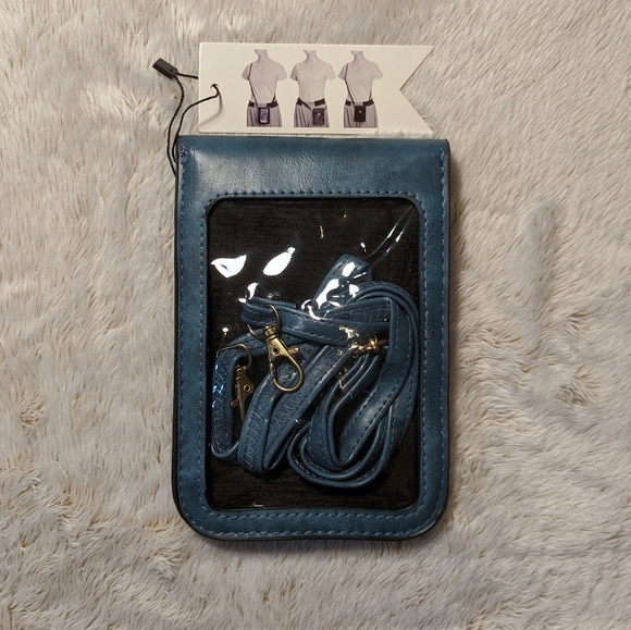 Cruise Club Stone Blue Cross Body Cell Phone Bag - Picture 2 of 4